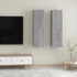 Kép 3/11 - 2 db szürke sonoma színű fali TV-szekrény 30,5 x 30 x 110 cm