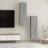 Kép 4/11 - 2 db szürke sonoma színű fali TV-szekrény 30,5 x 30 x 110 cm