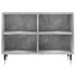 Kép 4/10 - Betonszürke szerelt fa TV-szekrény 69,5x30x50 cm