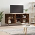 Kép 1/10 - Füstös tölgy színű szerelt fa TV-szekrény 103,5x30x50 cm