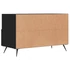 Kép 8/11 - Fekete szerelt fa TV-szekrény 80 x 36 x 50 cm
