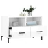 Kép 4/11 - Fehér magasfényű szerelt fa TV-szekrény 80x36x50 cm
