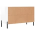 Kép 8/11 - Fehér magasfényű szerelt fa TV-szekrény 80x36x50 cm