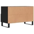 Kép 8/11 - Fekete szerelt fa TV-szekrény 80 x 36 x 50 cm
