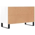Kép 8/11 - Fehér magasfényű szerelt fa TV-szekrény 80x36x50 cm