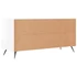 Kép 8/11 - Fehér magasfényű szerelt fa TV-szekrény 102x36x50 cm