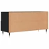 Kép 8/11 - Fekete szerelt fa TV-szekrény 102 x 36 x 50 cm