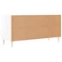 Kép 8/11 - Fehér magasfényű szerelt fa TV-szekrény 102x36x50 cm