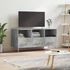 Kép 1/11 - Betonszürke szerelt fa TV-szekrény 102 x 36 x 50 cm