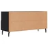 Kép 8/11 - Fekete szerelt fa TV-szekrény 102 x 36 x 50 cm