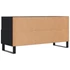 Kép 8/11 - Fekete szerelt fa TV-szekrény 102 x 36 x 50 cm