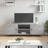 Kép 1/11 - Betonszürke szerelt fa TV-szekrény 150 x 30 x 50 cm