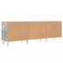 Kép 8/11 - Betonszürke szerelt fa TV-szekrény 150 x 30 x 50 cm