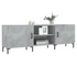 Kép 3/11 - Betonszürke szerelt fa TV-szekrény 150 x 30 x 50 cm