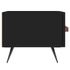 Kép 7/11 - Fekete szerelt fa TV-szekrény 150 x 36 x 50 cm