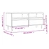 Kép 11/11 - Betonszürke szerelt fa TV-szekrény 100x34,5x44,5 cm