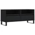Kép 2/11 - Fekete szerelt fa TV-szekrény 100 x 34,5 x 44,5 cm