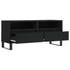 Kép 6/11 - Fekete szerelt fa TV-szekrény 100 x 34,5 x 44,5 cm