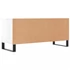 Kép 8/11 - Magasfényű fehér szerelt fa TV-szekrény 100 x 34,5 x 44,5 cm