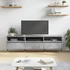 Kép 1/11 - Betonszürke szerelt fa TV-szekrény 150x30x44,5 cm