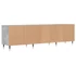 Kép 8/11 - Betonszürke szerelt fa TV-szekrény 150x30x44,5 cm