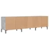 Kép 8/11 - Betonszürke szerelt fa TV-szekrény 150x30x44,5 cm