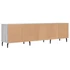 Kép 8/11 - Szürke sonoma színű szerelt fa TV-szekrény 150x30x44,5 cm