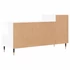 Kép 8/11 - Fehér magasfényű szerelt fa TV-szekrény 100x35x55 cm