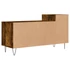 Kép 8/11 - Füstös tölgy színű szerelt fa TV-szekrény 100x35x55 cm