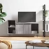 Kép 1/11 - Szürke sonoma színű szerelt fa TV-szekrény 100x35x55 cm