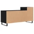 Kép 8/11 - Fekete szerelt fa TV-szekrény 100x35x55 cm