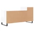 Kép 8/11 - Fehér magasfényű szerelt fa TV-szekrény 100x35x55 cm