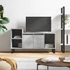 Kép 1/11 - Betonszürke szerelt fa TV-szekrény 100 x 35 x 55 cm