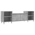 Kép 2/11 - Betonszürke szerelt fa TV-szekrény 160x35x55 cm