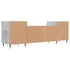 Kép 8/11 - Betonszürke szerelt fa TV-szekrény 160x35x55 cm
