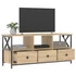 Kép 4/11 - Sonoma tölgyszínű szerelt fa és vas TV-szekrény 102x33x45 cm
