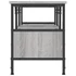 Kép 5/9 - Szürke sonoma színű szerelt fa és vas TV-szekrény 100x35x45 cm