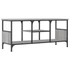 Kép 6/9 - Szürke sonoma színű szerelt fa és vas TV-szekrény 100x35x45 cm