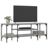 Kép 3/9 - Szürke sonoma színű szerelt fa és vas TV-szekrény 121x35x45 cm