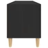 Kép 7/10 - Fekete szerelt fa TV-szekrény 100 x 34,5 x 44,5 cm