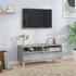Kép 1/10 - Szürke sonoma színű szerelt fa TV-szekrény 100x34,5x44,5 cm
