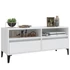 Kép 4/10 - Fehér szerelt fa TV-szekrény 100x34,5x44,5 cm