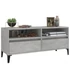 Kép 4/10 - Betonszürke szerelt fa TV-szekrény 100x34,5x44,5 cm