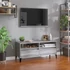 Kép 1/10 - Szürke sonoma színű szerelt fa TV-szekrény 100x34,5x44,5 cm