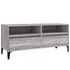 Kép 2/10 - Szürke sonoma színű szerelt fa TV-szekrény 100x34,5x44,5 cm
