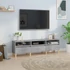 Kép 1/10 - Betonszürke szerelt fa TV-szekrény 150x30x44,5 cm