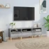Kép 1/10 - Szürke sonoma színű szerelt fa TV-szekrény 150x30x44,5 cm
