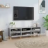 Kép 3/10 - Szürke sonoma színű szerelt fa TV-szekrény 150x30x44,5 cm