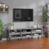 Kép 3/10 - Betonszürke szerelt fa TV-szekrény 150x30x44,5 cm