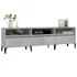 Kép 4/10 - Betonszürke szerelt fa TV-szekrény 150x30x44,5 cm